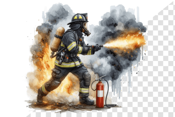 FireGuard Watercolor Clipart: A Design Asset Worth Adding to Your Toolkit