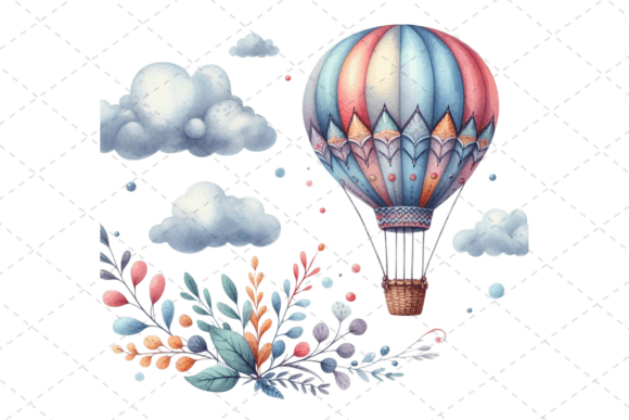 SkyJoy Whimsy Balloon Watercolor