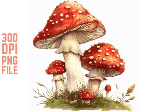 Watercolor Mushrooms Clipart: A Designer's Guide