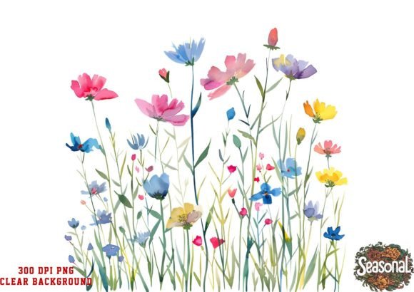 Watercolor Wildflower Bouquet Clipart: A Creative Asset Guide