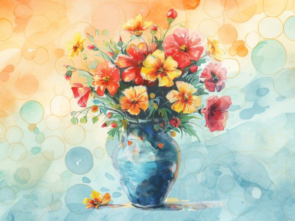 Watercolour Floral Vase Sublimation PNG: A Designer’s Guide