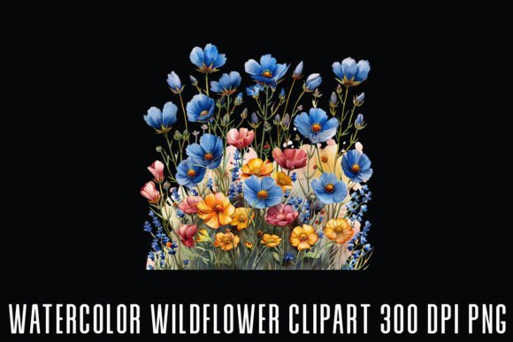 Wildflower Watercolor Clipart: A Designer's Natural Ally